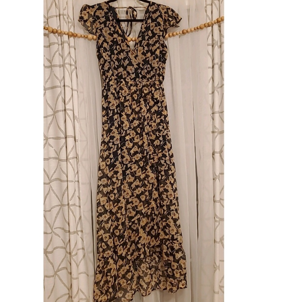 Band of Gypsies Maxi Short Sleeve Dress